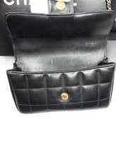 Load image into Gallery viewer, CHANEL Chain bag 2way camellia chocolate bar lambskin 
